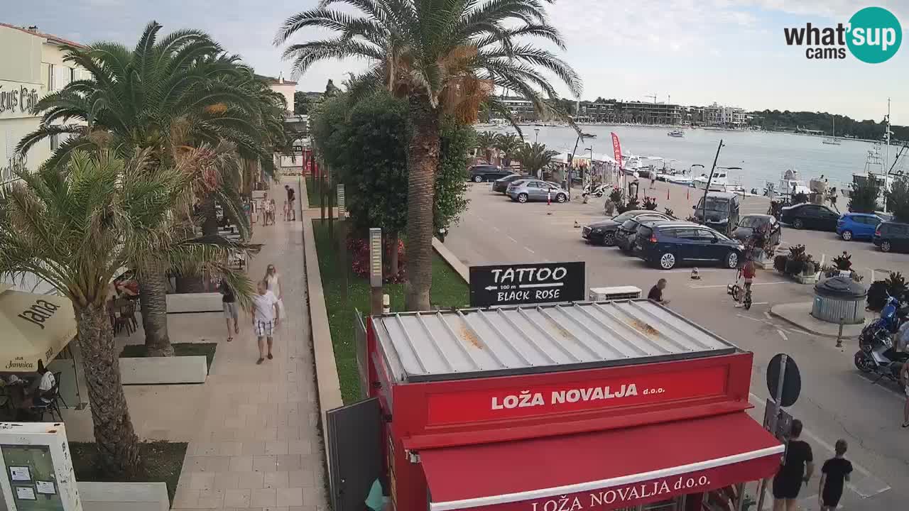 Webcam live Novalja – Obala Petra Krešimira IV