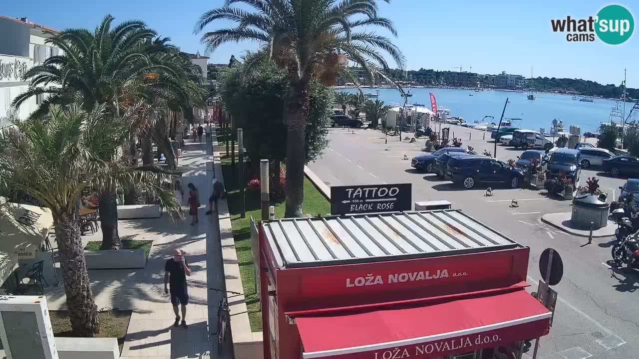Webcam Novalja – Obala Petra Krešimira IV