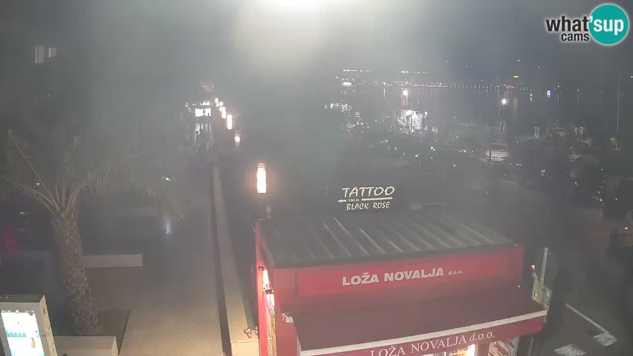 Webcam Novalja – Obala Petra Krešimira IV