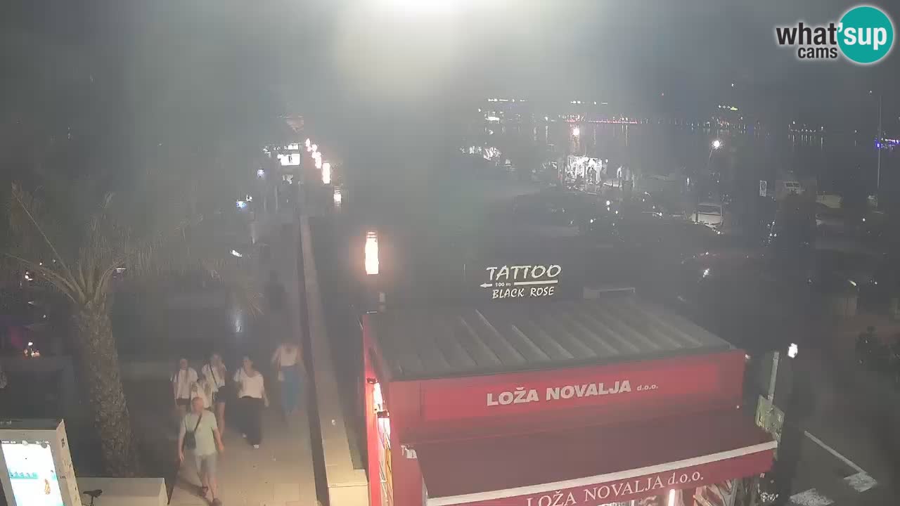 Webcam live Novalja – Obala Petra Krešimira IV