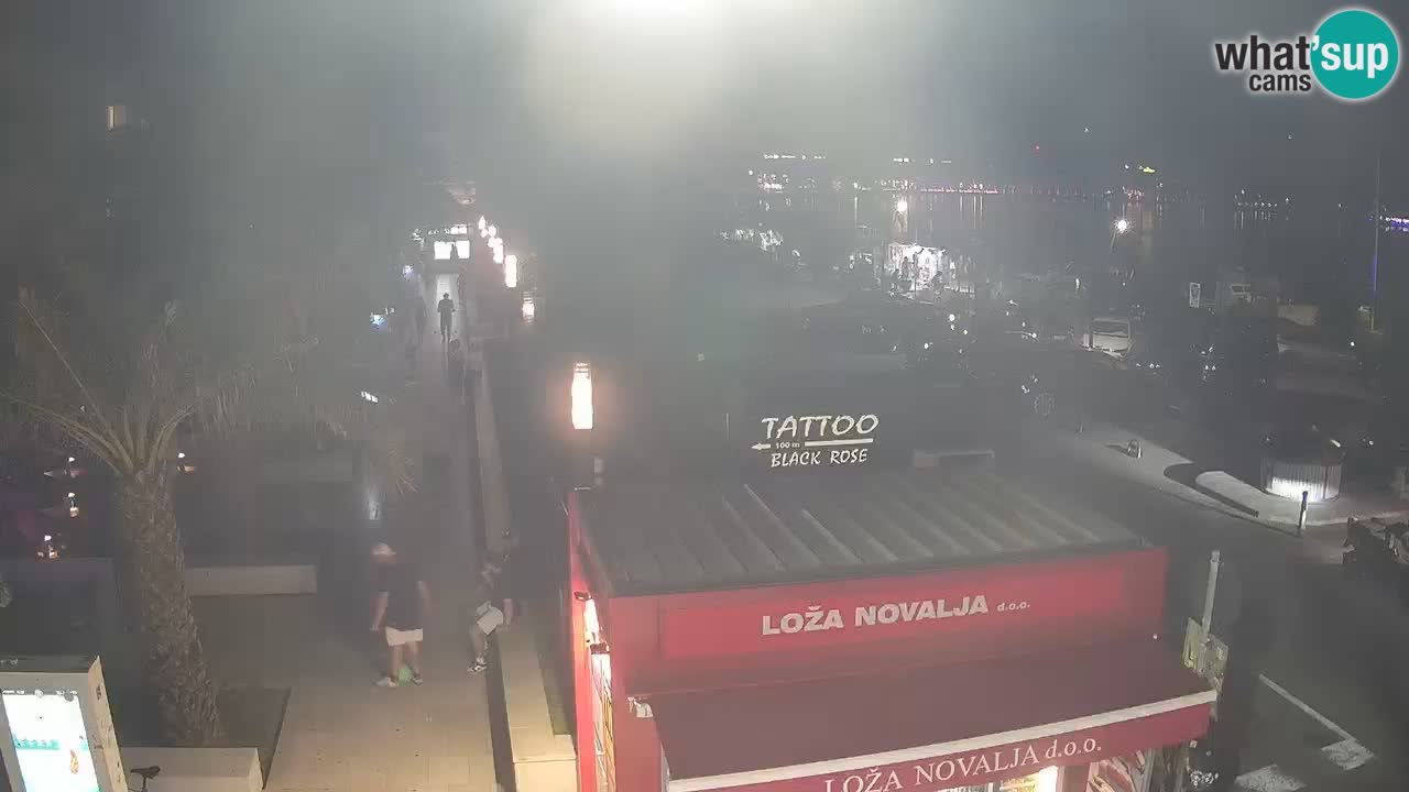 Live cam Novalja – Obala Petra Krešimira IV