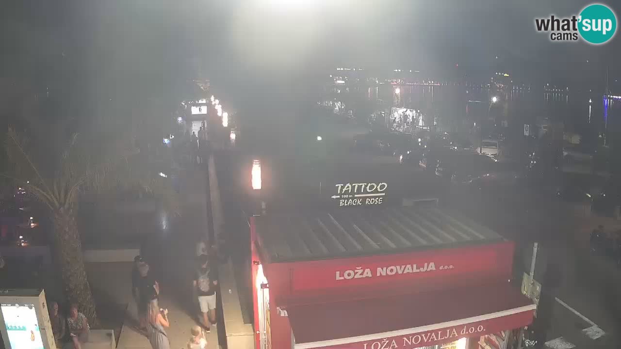 Webcam live Novalja – Obala Petra Krešimira IV