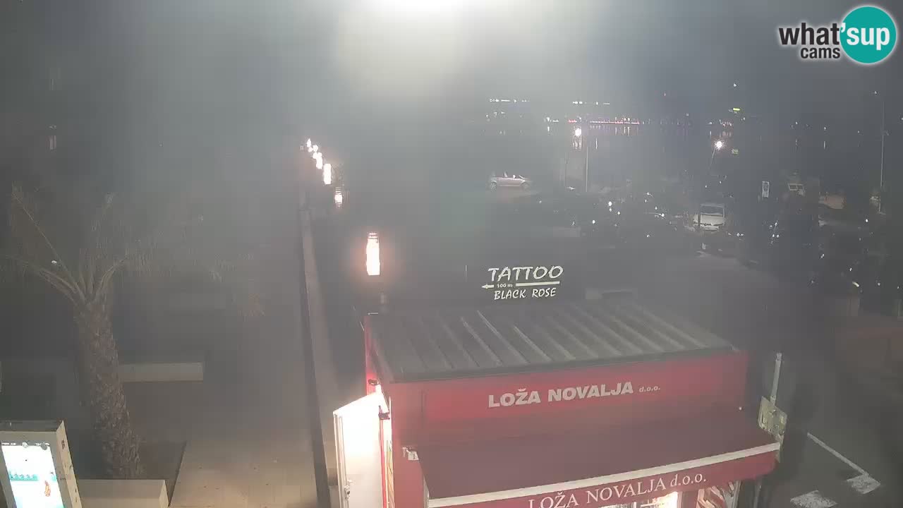 Webcam Novalja – Obala Petra Krešimira IV