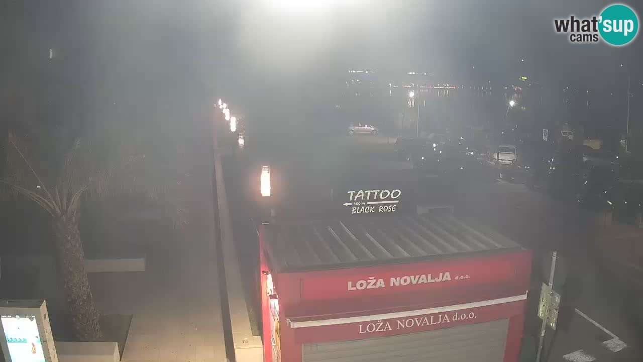Webcam Novalja – Obala Petra Krešimira IV
