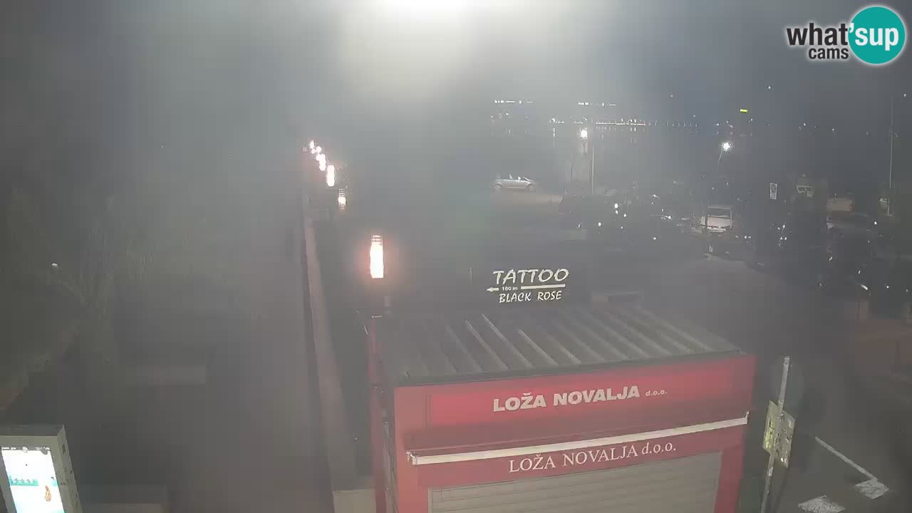 Webcam live Novalja – Obala Petra Krešimira IV