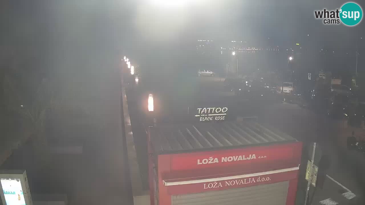 Live cam Novalja – Obala Petra Krešimira IV