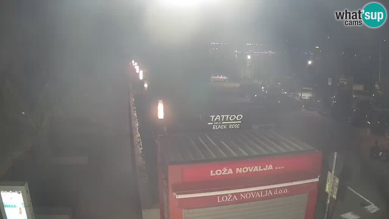 Webcam Novalja – Obala Petra Krešimira IV