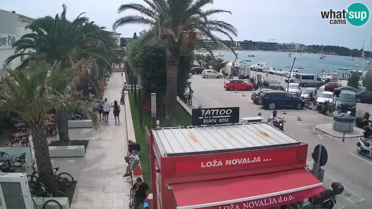 Live cam Novalja – Obala Petra Krešimira IV