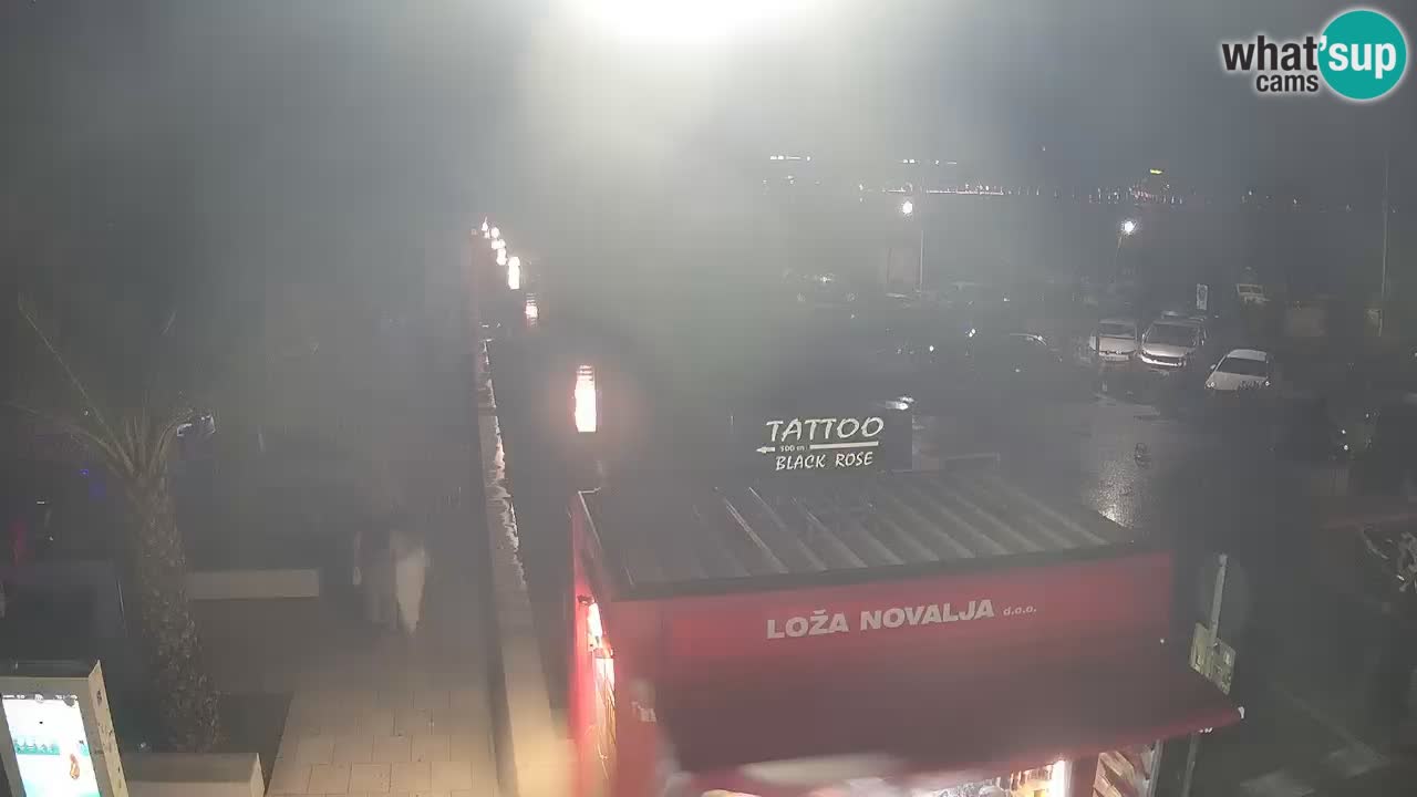 Live cam Novalja – Obala Petra Krešimira IV