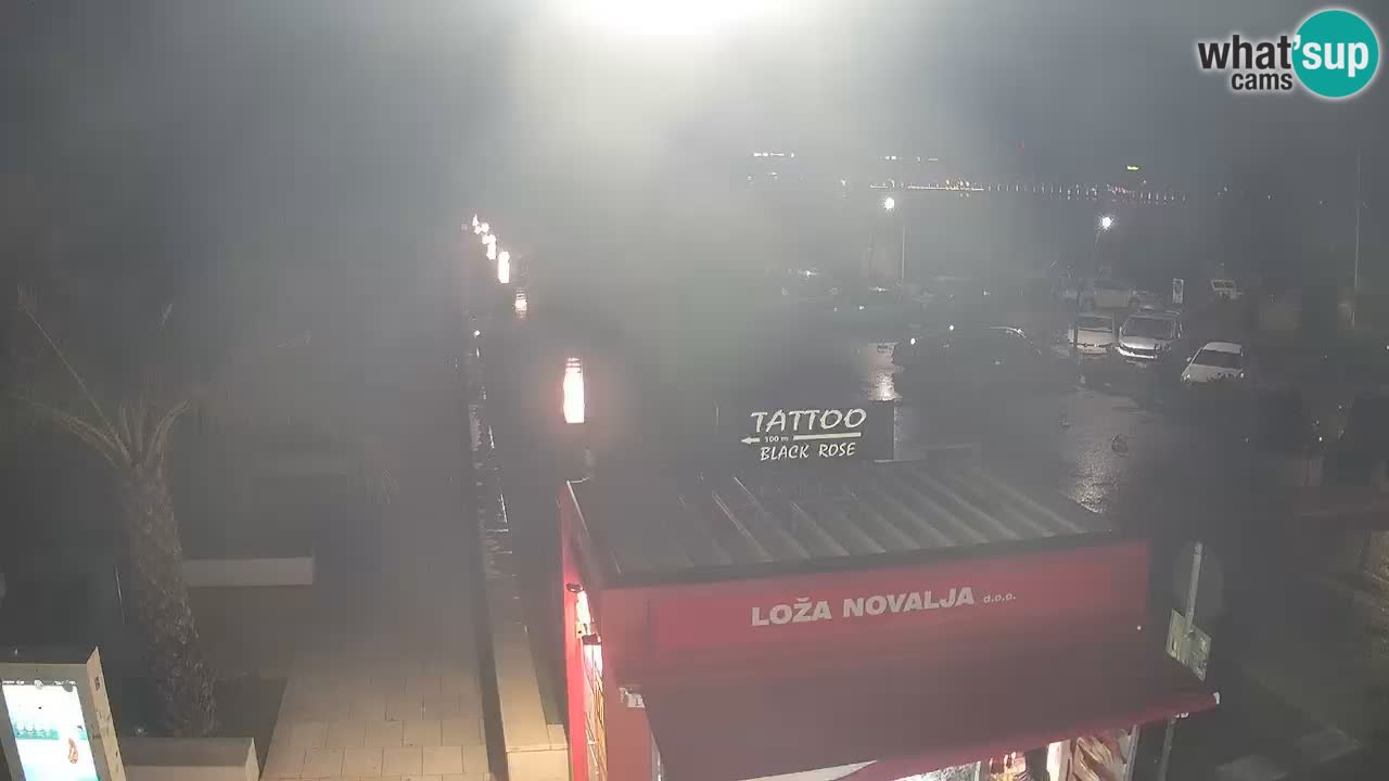 Webcam live Novalja – Obala Petra Krešimira IV