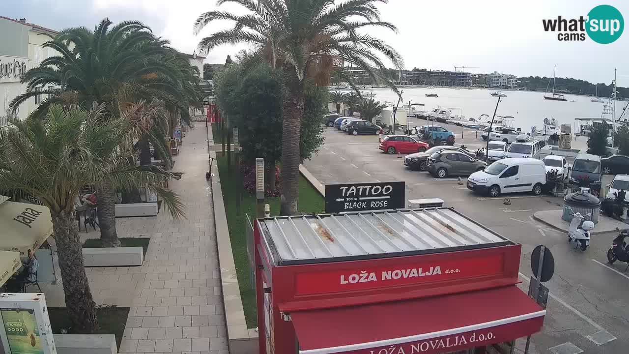 Webcam live Novalja – Obala Petra Krešimira IV