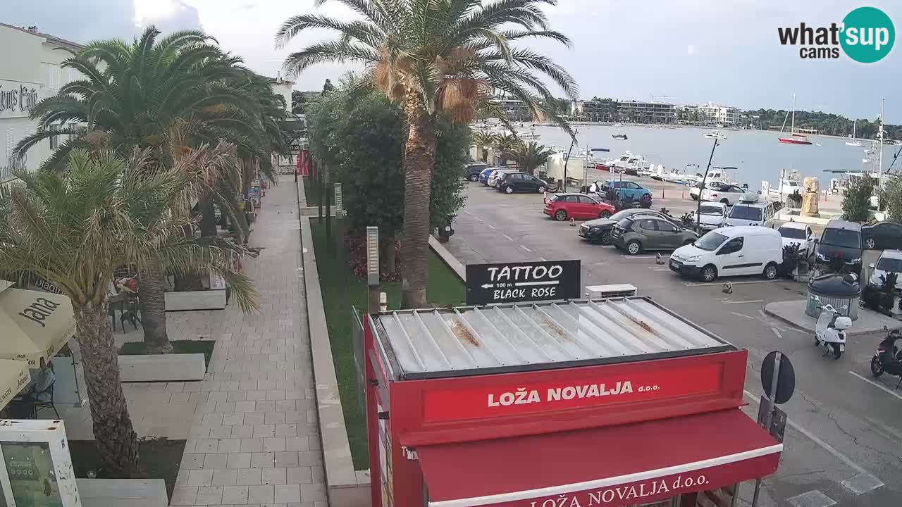 Webcam live Novalja – Obala Petra Krešimira IV