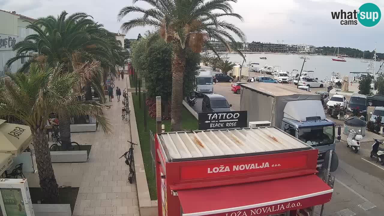 Live cam Novalja – Obala Petra Krešimira IV