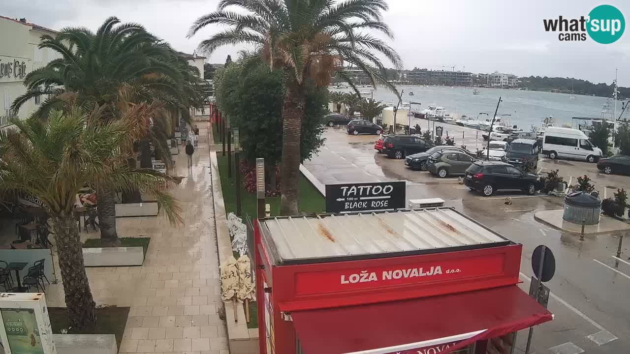 Webcam live Novalja – Obala Petra Krešimira IV