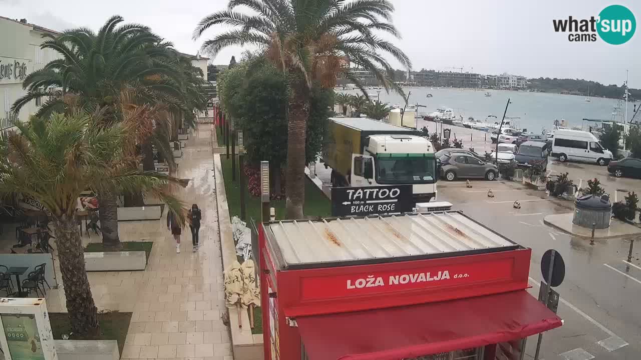 Live cam Novalja – Obala Petra Krešimira IV