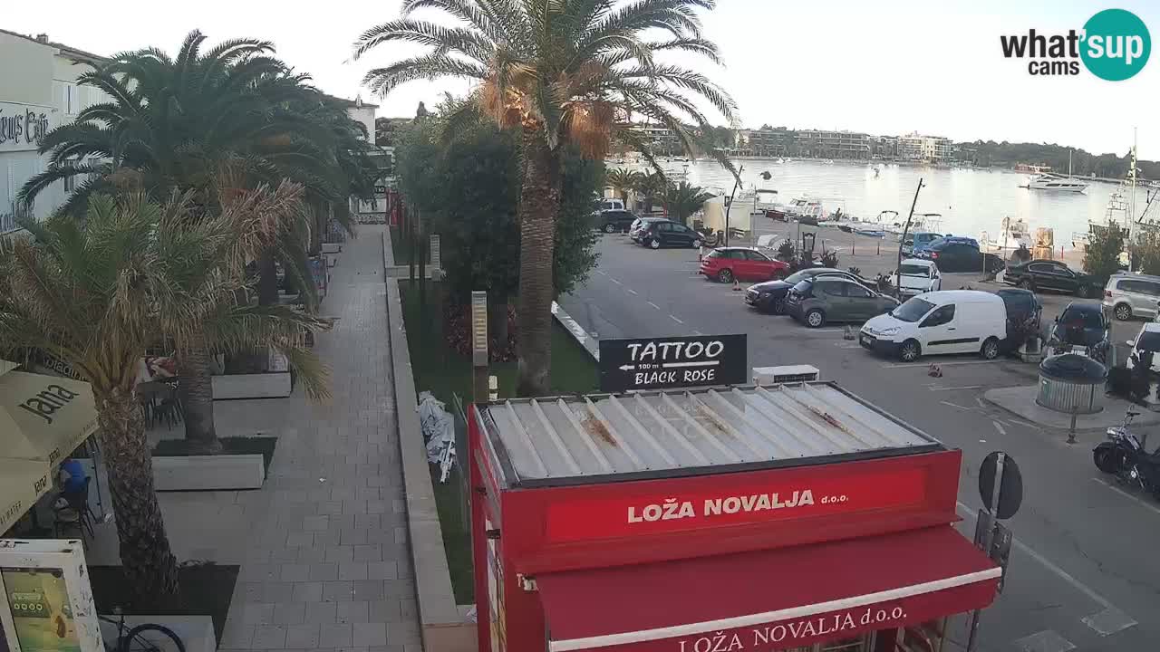 Webcam live Novalja – Obala Petra Krešimira IV