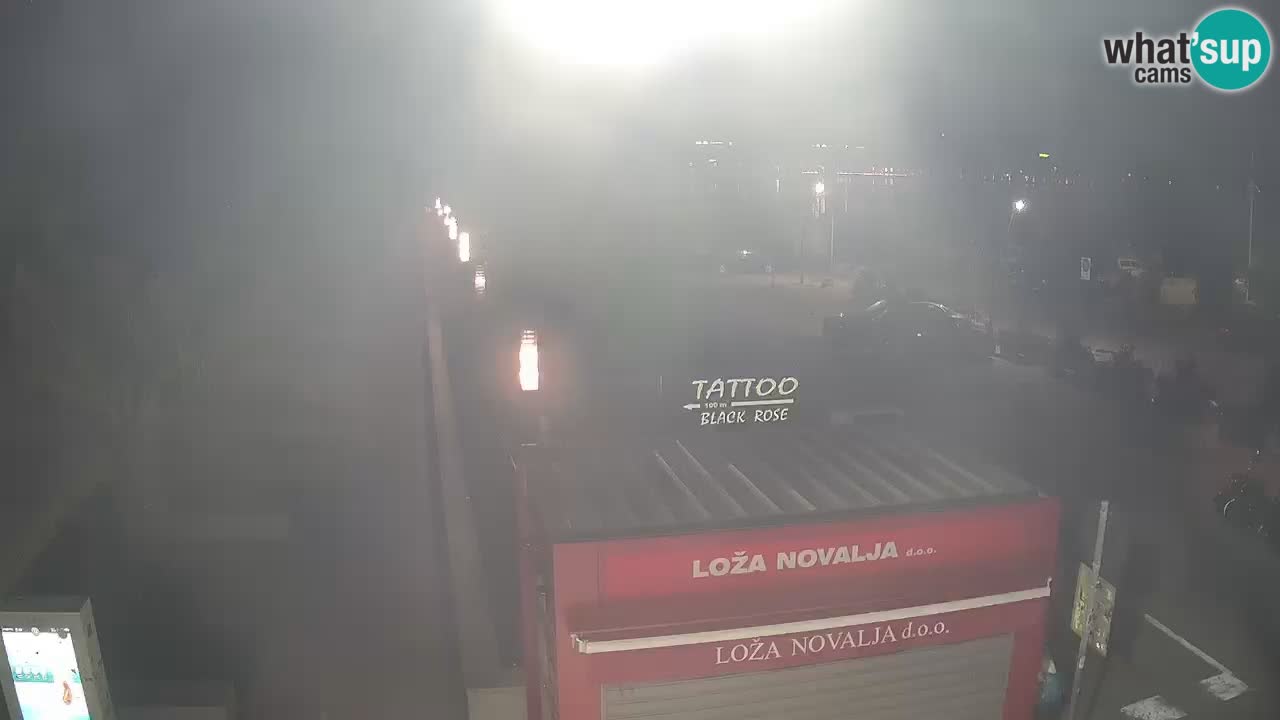 Webcam live Novalja – Obala Petra Krešimira IV