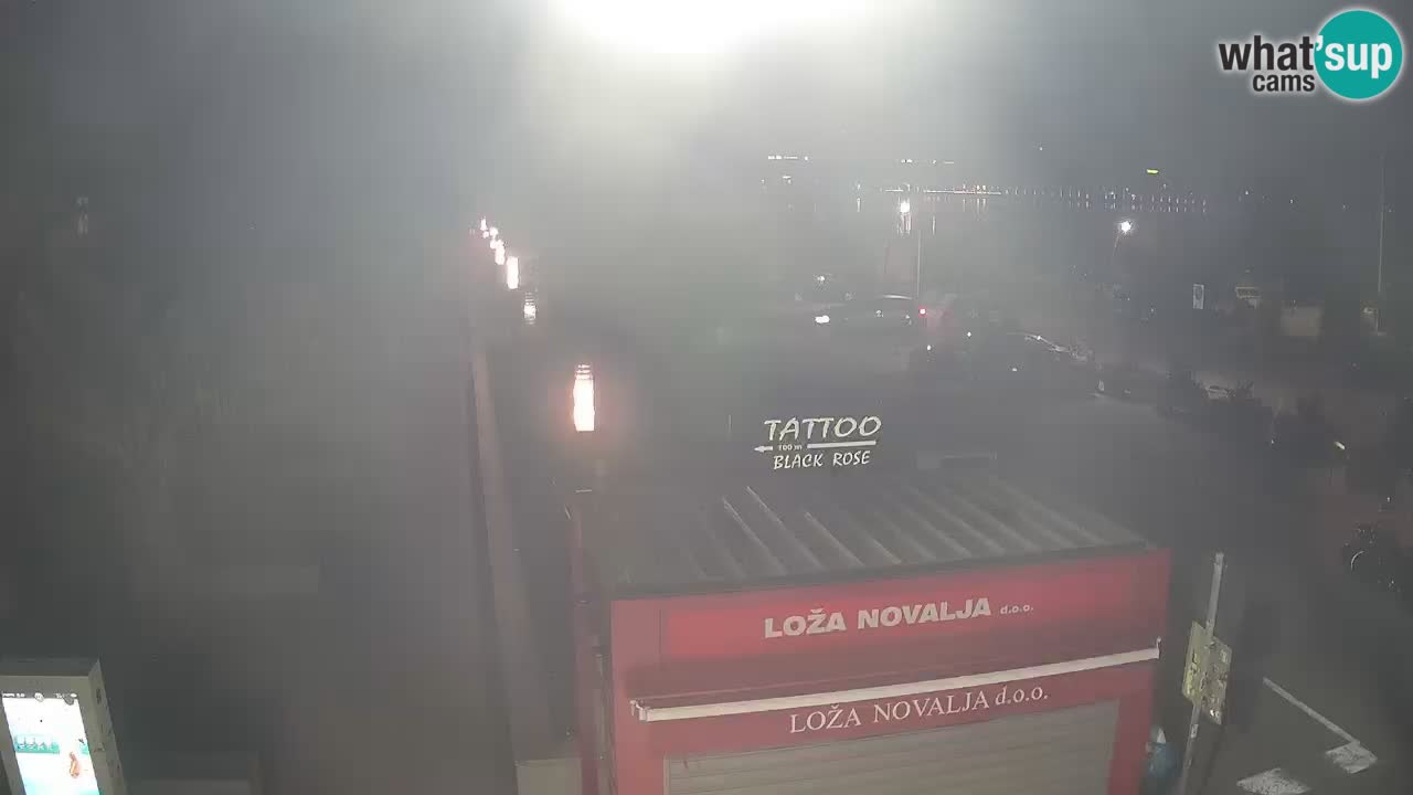 Live cam Novalja – Obala Petra Krešimira IV