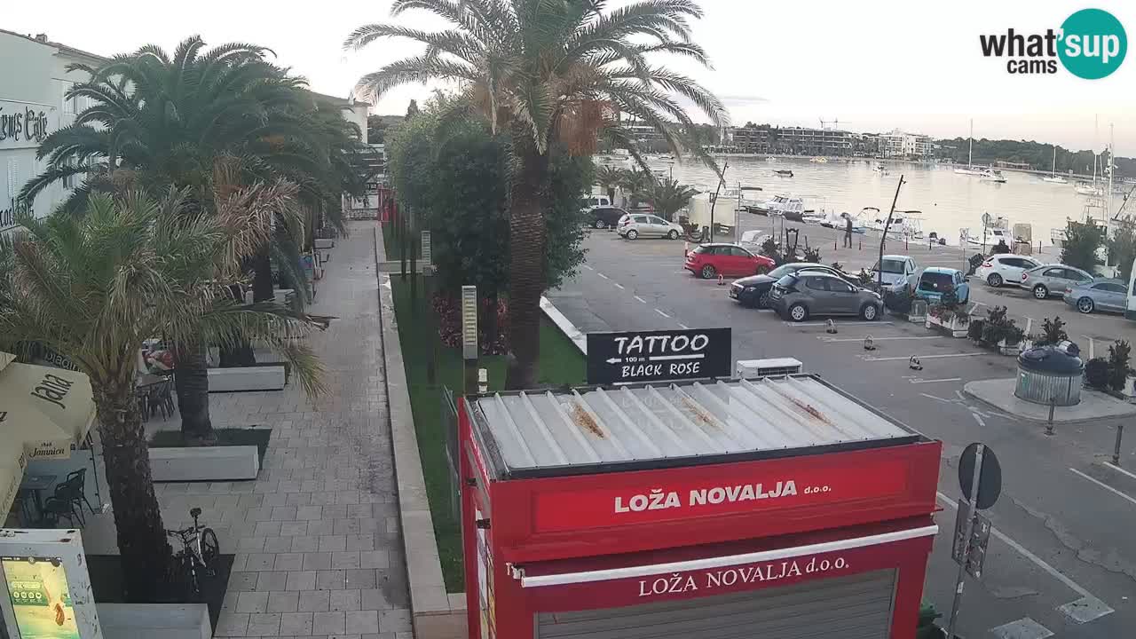 Webcam live Novalja – Obala Petra Krešimira IV