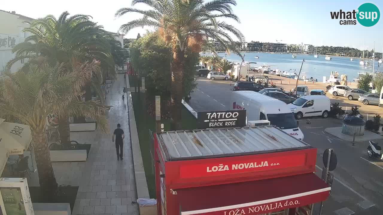 Camera en diecto Novalja – Obala Petra Krešimira IV