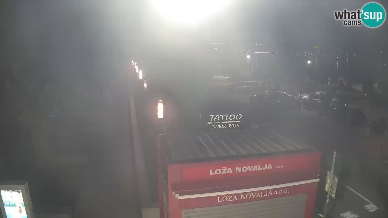 Live cam Novalja – Obala Petra Krešimira IV