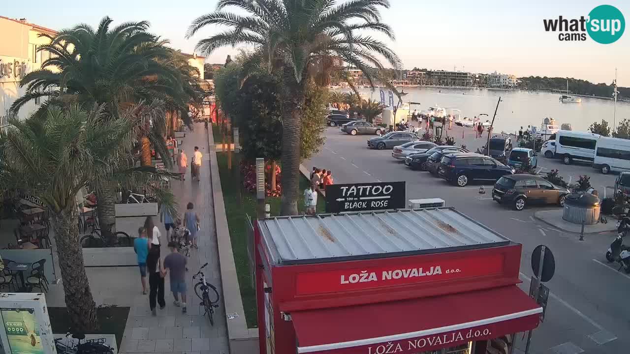 Webcam live Novalja – Obala Petra Krešimira IV