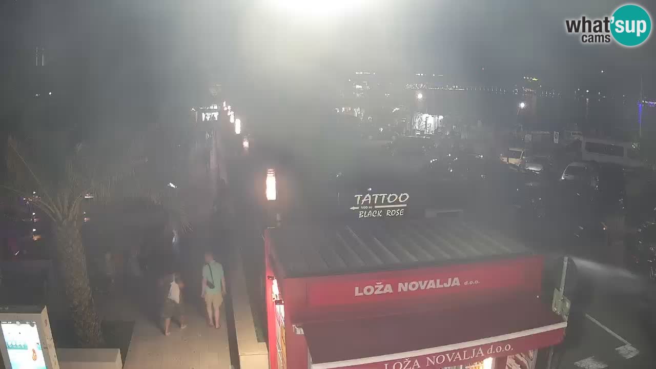 Live cam Novalja – Obala Petra Krešimira IV