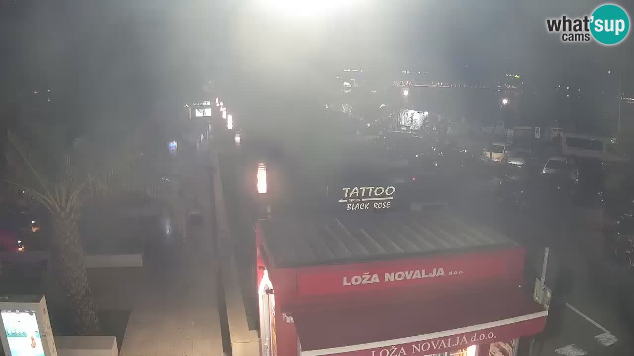 Live cam Novalja – Obala Petra Krešimira IV