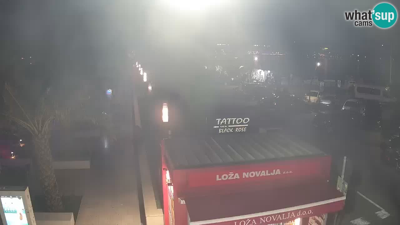 Live cam Novalja – Obala Petra Krešimira IV