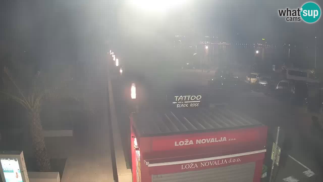 Webcam live Novalja – Obala Petra Krešimira IV