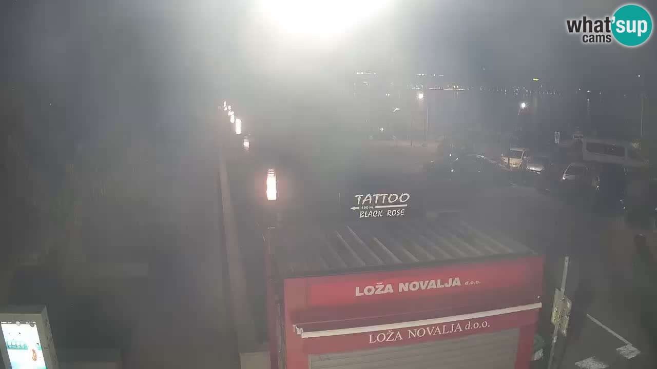 Live cam Novalja – Obala Petra Krešimira IV