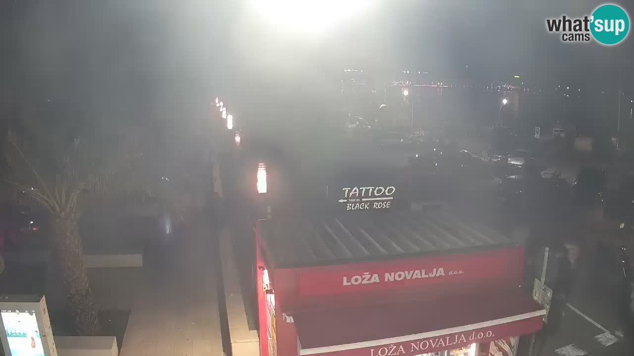 Webcam Novalja – Obala Petra Krešimira IV