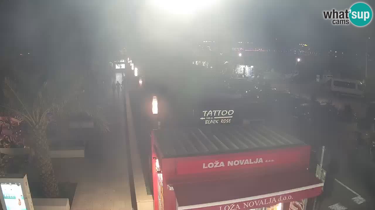 Live cam Novalja – Obala Petra Krešimira IV