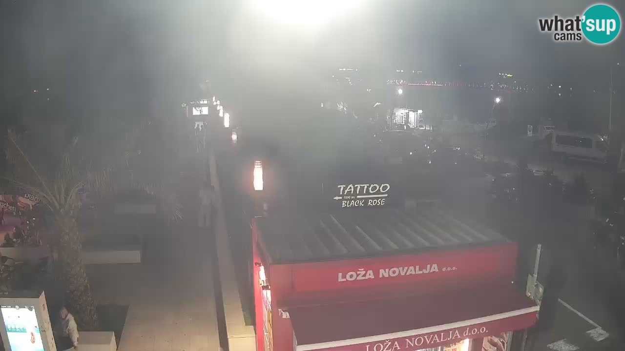 Live cam Novalja – Obala Petra Krešimira IV