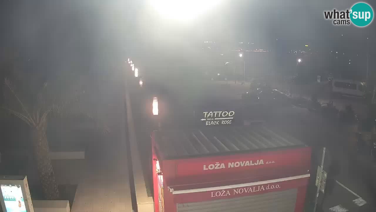 Live cam Novalja – Obala Petra Krešimira IV