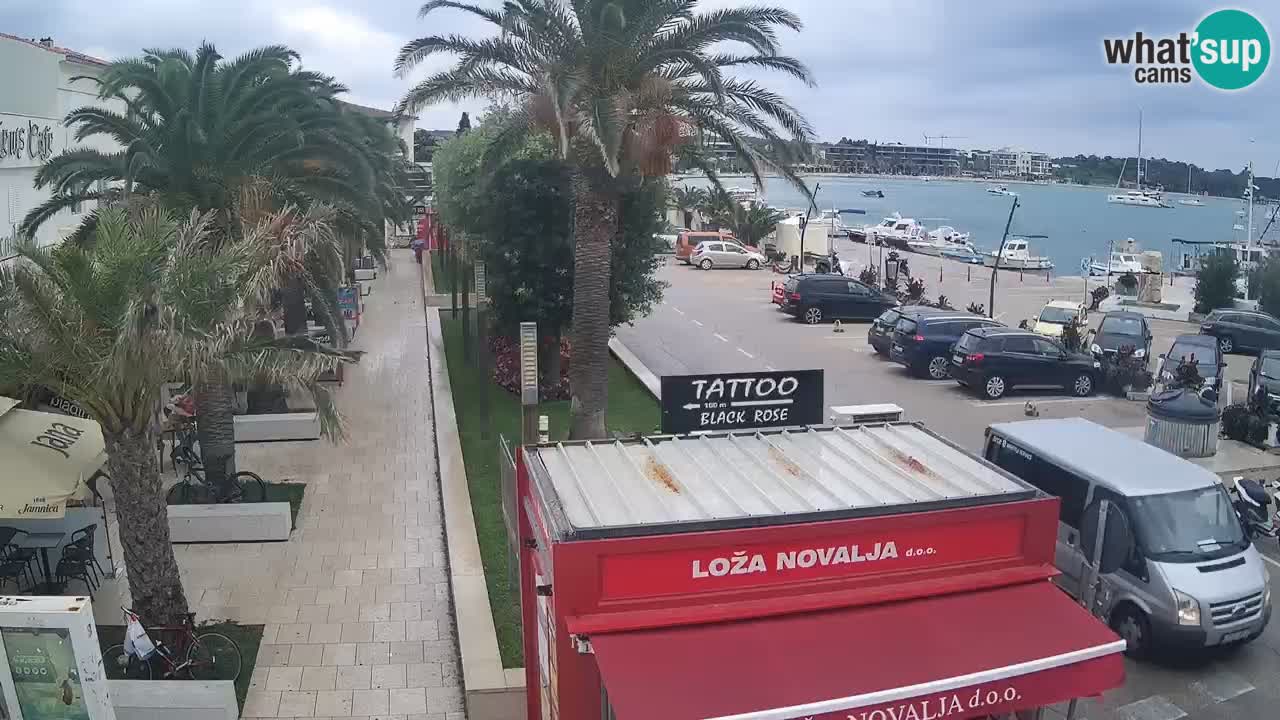 Live cam Novalja – Obala Petra Krešimira IV