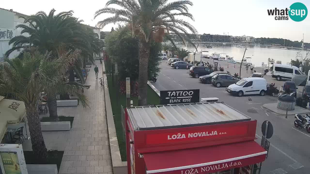 Live cam Novalja – Obala Petra Krešimira IV