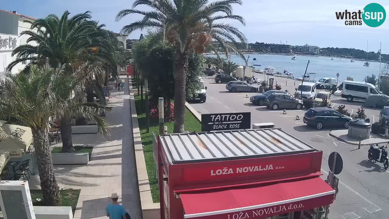 Live cam Novalja – Obala Petra Krešimira IV