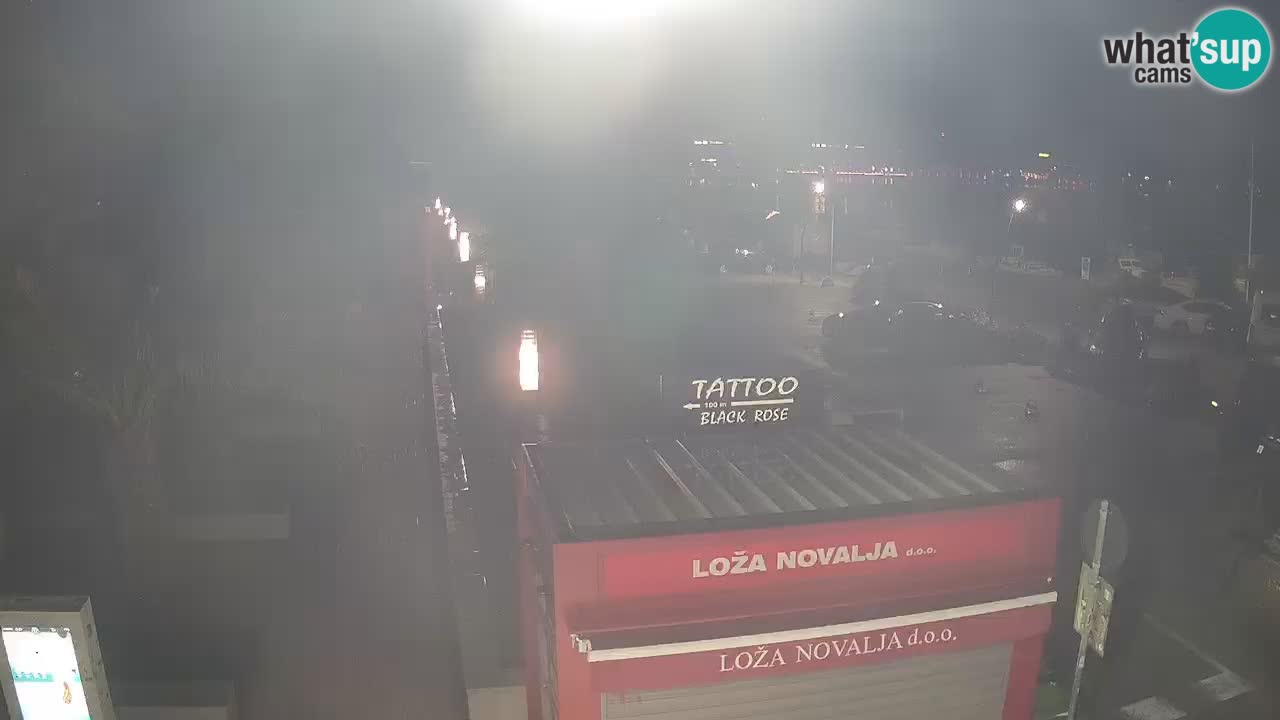 Live cam Novalja – Obala Petra Krešimira IV