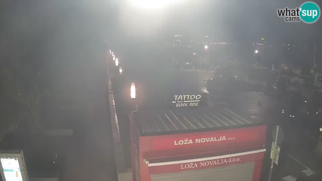 Live cam Novalja – Obala Petra Krešimira IV