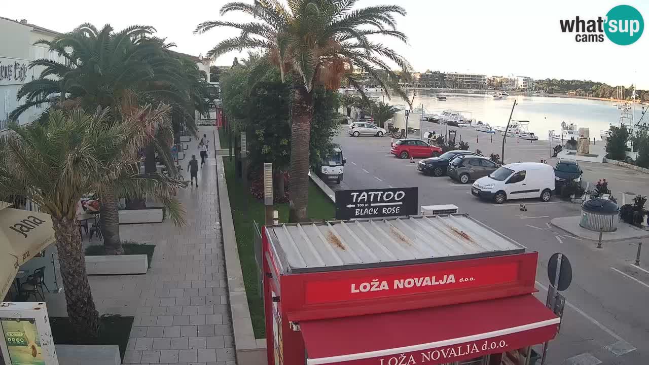 Live cam Novalja – Obala Petra Krešimira IV