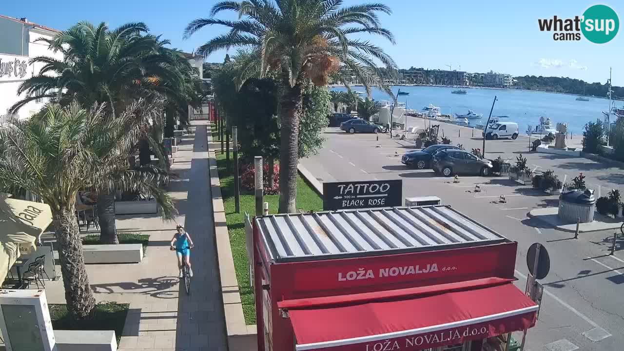 Live cam Novalja – Obala Petra Krešimira IV