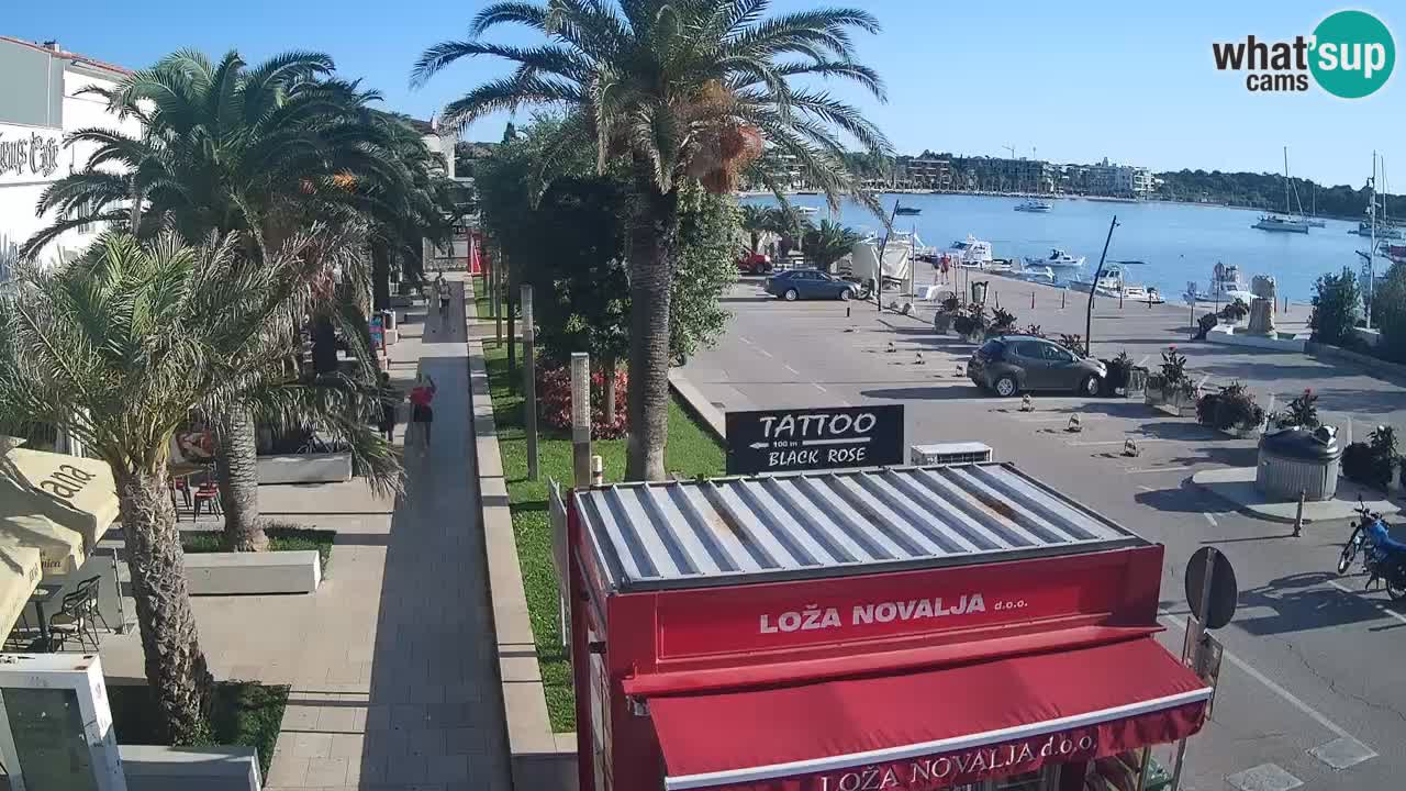 Webcam live Novalja – Obala Petra Krešimira IV