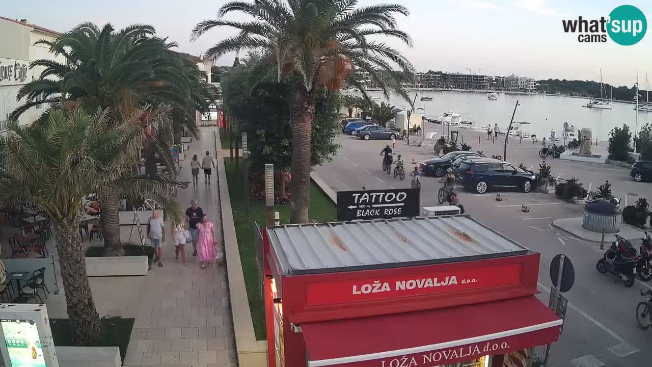 Live cam Novalja – Obala Petra Krešimira IV