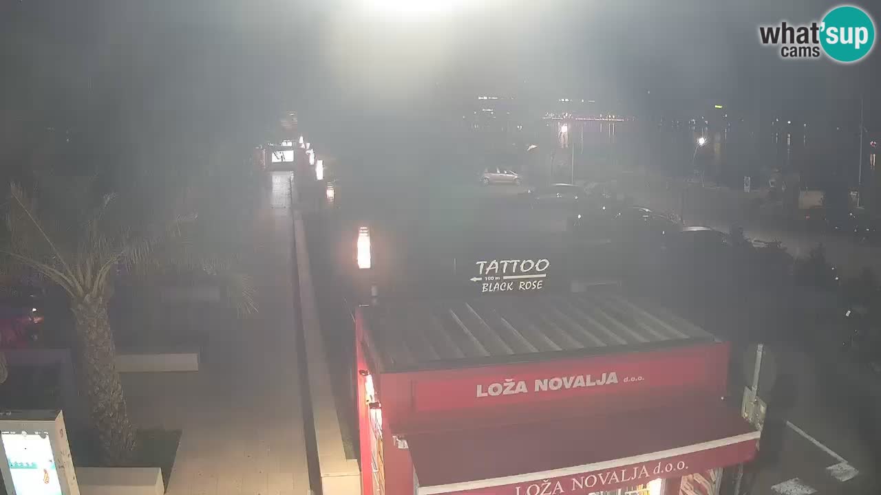 Live cam Novalja – Obala Petra Krešimira IV