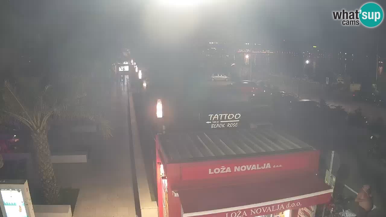 Webcam Novalja – Obala Petra Krešimira IV