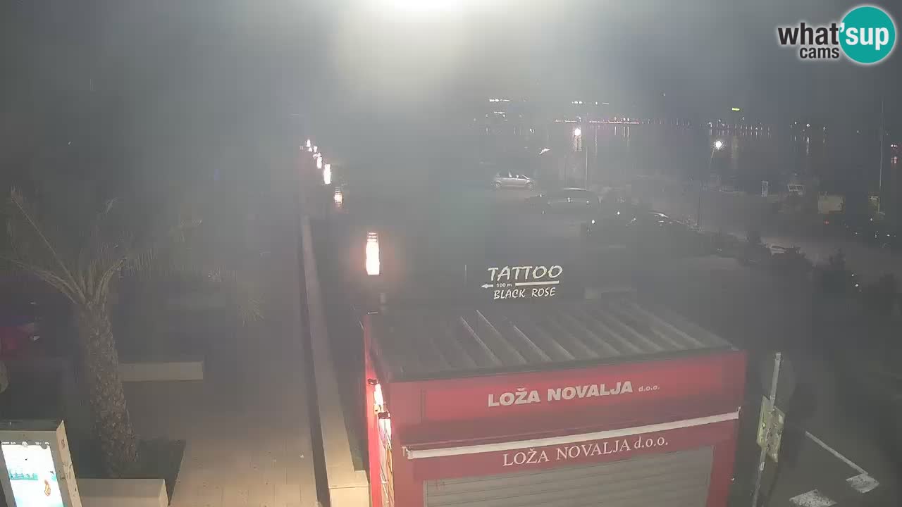 Webcam live Novalja – Obala Petra Krešimira IV