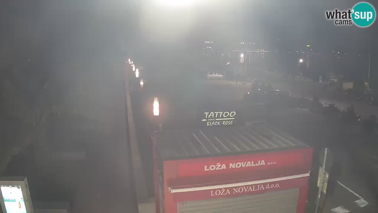 Live cam Novalja – Obala Petra Krešimira IV