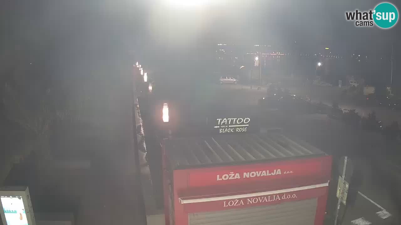 Live cam Novalja – Obala Petra Krešimira IV