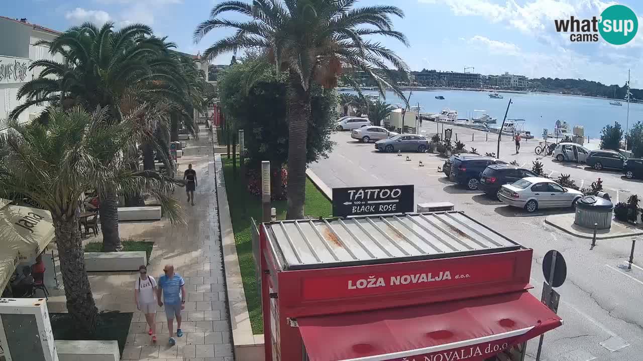 Webcam live Novalja – Obala Petra Krešimira IV